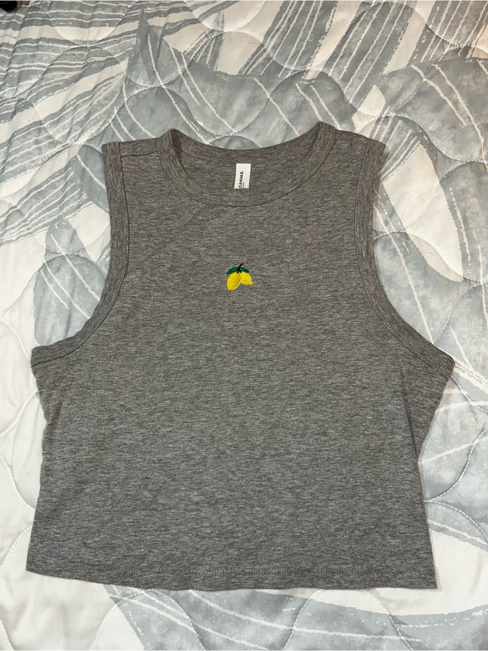 Bella Canvas Heather Gray Crewneck Tee